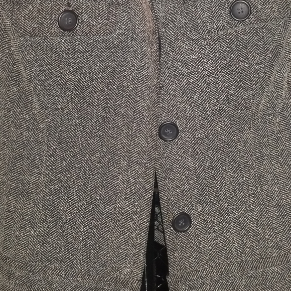 Black/Grey Dress Jacket Button Up - Picture 2 of 5